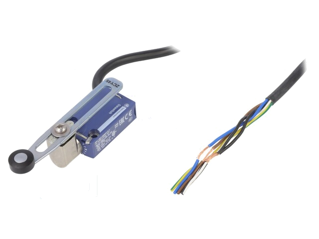 Eindschakelaar; NO + NC; 6A; max.250VAC; max.250VDC; kabel 1 m Eindschakelaar; NO + NC; 6A; max.250VAC; max.250VDC; kabel 1 m